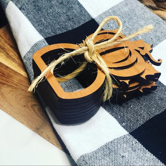 Fall Wood Napkin Rings - Picture 11 of 11